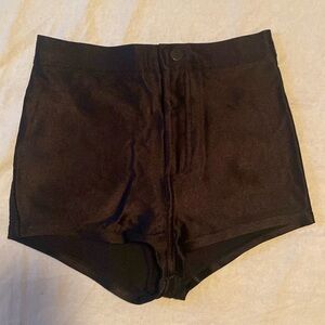 Black American apparel disco shorts